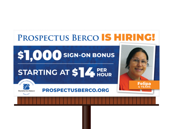 Prospectus Berco Hiring Billboards