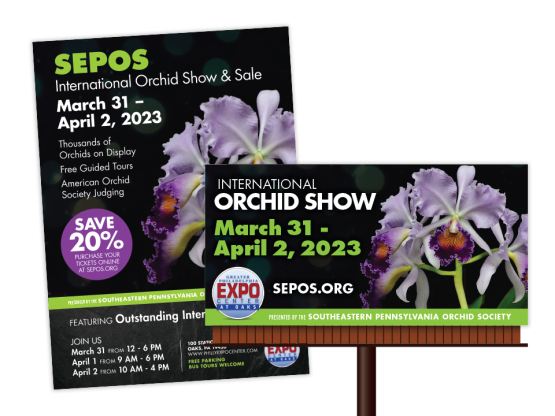 SEPOS Orchid Show Ads