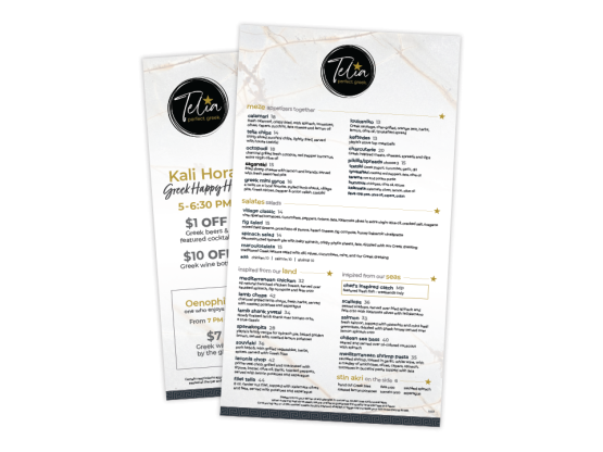 Telia Menu Design